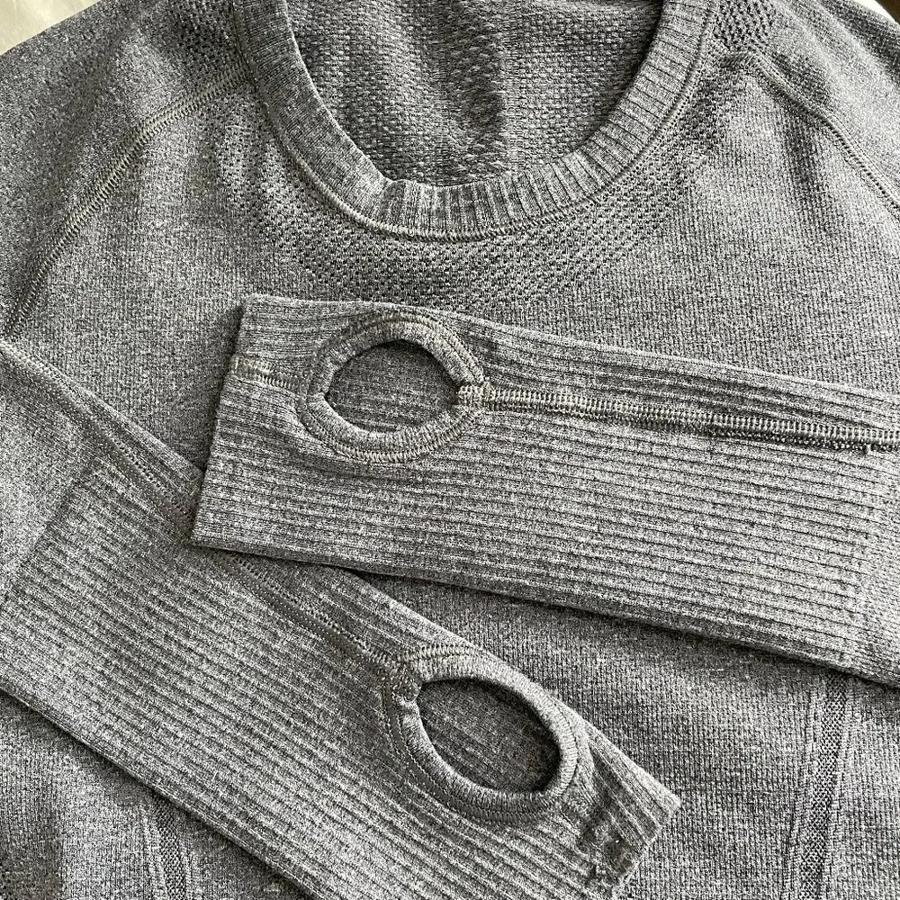 Lululemon Swiftly Tech Long Sleeve Shirt. Size 6 - Picture 6 of 10